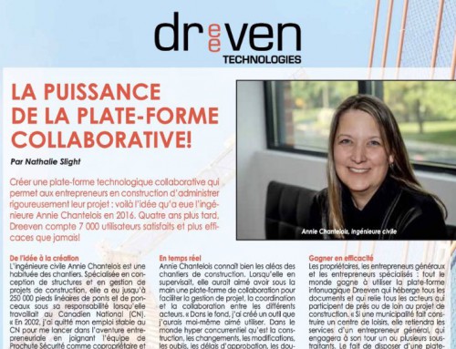 Our platform is the subject of an article in the journal Les Publications Industrie et Commerce