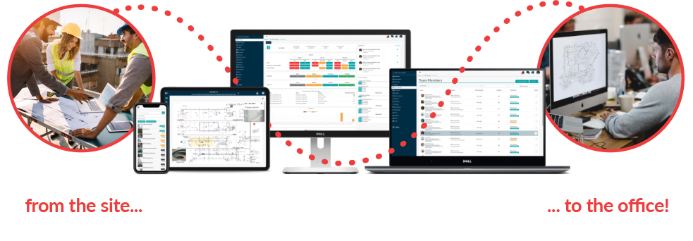 From the site... to the office!